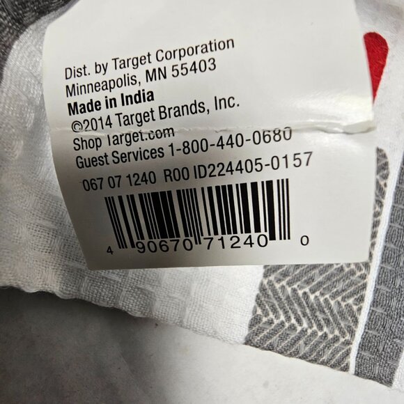 New Kitchen Towel Room Essentials Cotton 16 X 28 Baking Accessories Print - Picture 9 of 11